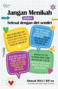 Image of Jangan Menikah Sebelum Selesai Dengan Diri Sendiri