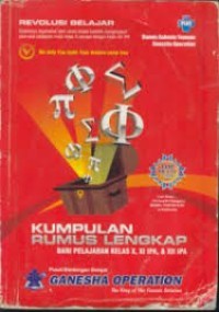 Image of Revolusi belajar : kumpulan rumus lengkap